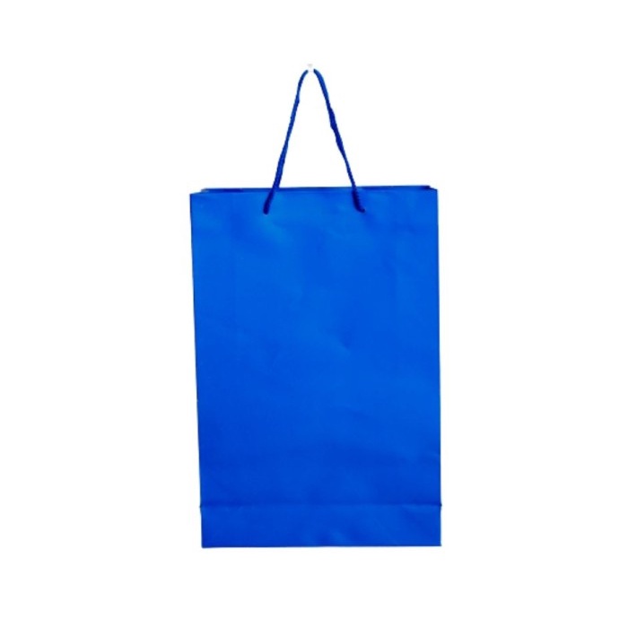 

[SC] Paper Bag Harvest Polos Ukuran L - Biru