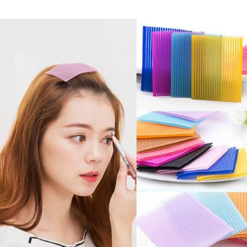 2 Pcs Cuci Muka Rambut Stiker Poni Stiker Makeup Rambut Tetap Magic Stiker Post Poni Stiker Hadiah