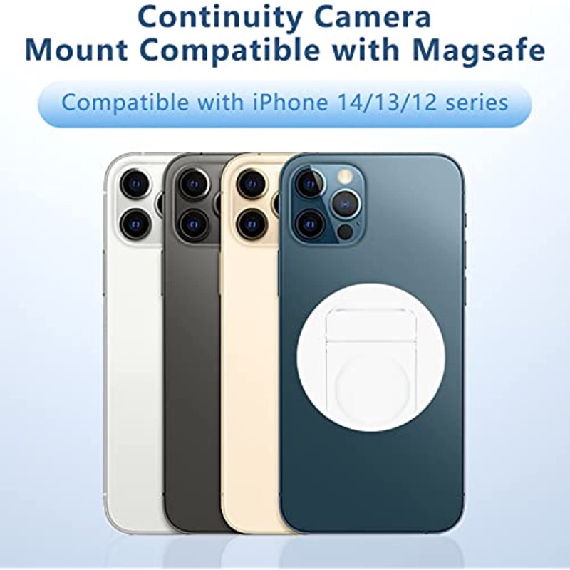 Mount Kamera Continuity Magnetic Mount Kompatibel Dengan Magsafe Untuk Iphone12 13 14 Series MacBook iPhone Webcam Mount