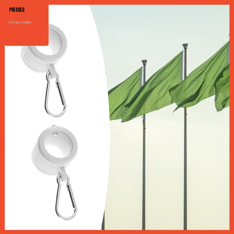 [Predolo] 2pcs Klip Tiang Bendera Putar Untuk 1.02-1 ''Tiang Bendera Flag Pole Rotating Rings