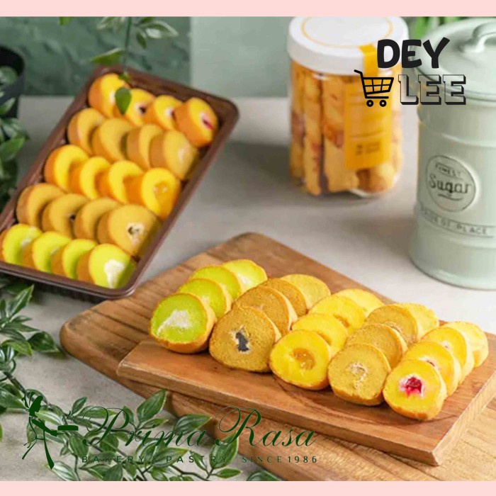 

PRIMARASA Bolu Gulung Mini Aneka Rasa isi 20 pcs Bandung Prima Rasa