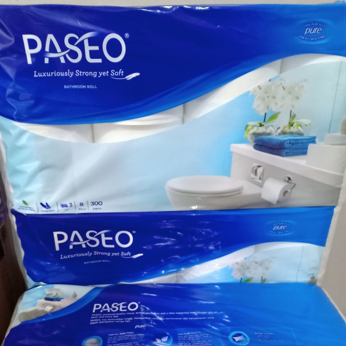 GROSIR 1CTN Tissue paseo toilet elegant 8 roll /Tisue tisu gulung wc