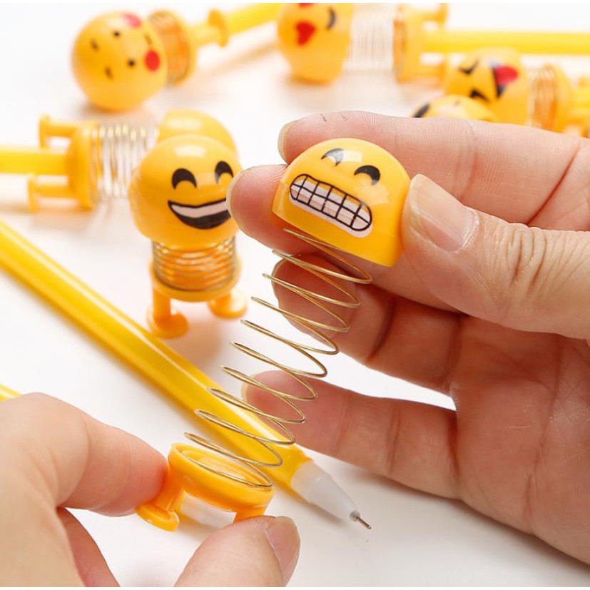 PULPEN/ BOLPOINT GEL MOTIF PER EMOTICON LUCU IMUT / BOLPEN GEL KARAKTER / PULPEN EMOJI PP158