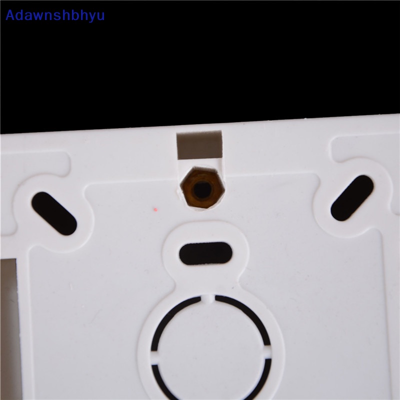 Adhyu 1pc Kaset Kotak Moung Dinding Putih Universal Untuk Saklar Dinding Dan Kandang Plastik Socket Back Box Outlet ID