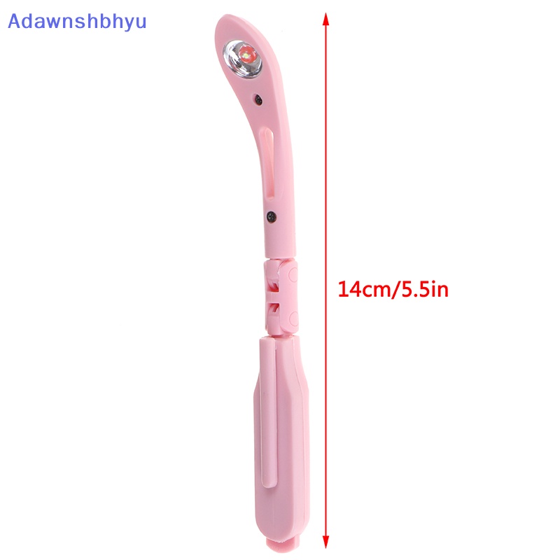 Adhyu Lampu Baca Led Mini Portable Pelindung Mata Led Night Light Book Light Dengan Klip ID