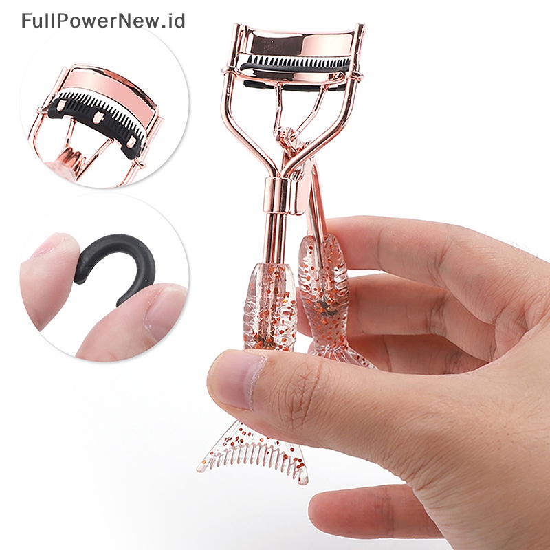 Power Penjepit Bulu Mata Dengan Sisir Klip Pengeriting Mata Stylish Alat Kecantikan Profesional ID