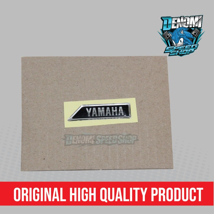 Stiker Sticker Emblem Logo Cover Batok Speedometer Yamaha F1ZR FIZR F1Z FIZ R Force 1 Vega Original YGP 4US-F6219-00