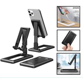 Dudukan Sandaran Hp Tablet Pad / Phone Holder Lipat Universal Support Stand Meja Folding Desktop HD28 [MF]