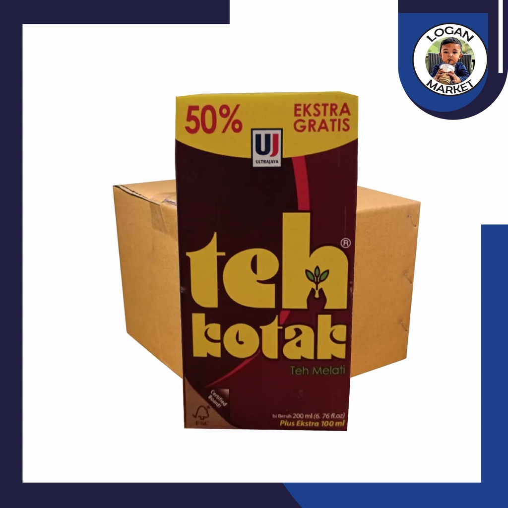 Dus Karton Ultra Teh Kotak 300ml 300 ml (ex 200ml 200 ml) Isi 24