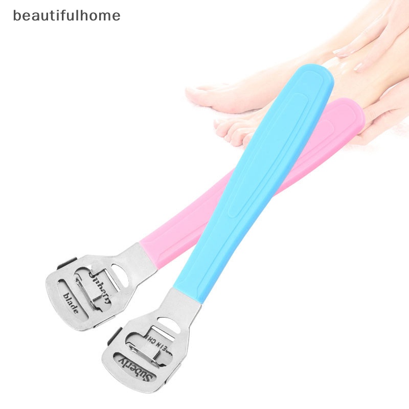 {beautifulhome} Beberapa Warna Perawatan Kaki Tahan Lama Pedicure Mesin Alat Cukur Penghilang Kulit Mati Keras Pemotong Jagung Shaver Pedicure Feet Tool.