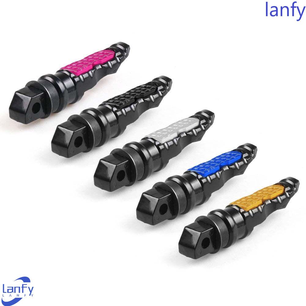 Lanfy Pedal Motor 2pcs Tahan Lama Kualitas Tinggi Aluminium alloy Scooter Foot-Peg