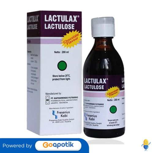 Lactulax Rasa Cokelat 3,335 G / 5 Ml Sirup 200 Ml