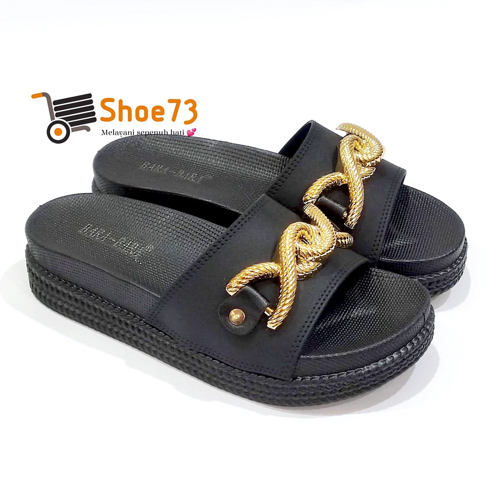 BARA-BARA JSL 895 V-58 SIZE 36-40 ORIGINAL l Sandal Selop pita jelly wanita l Sendal kokop cewek impor