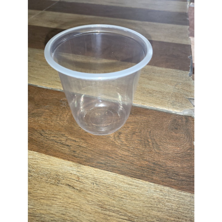 GELAS OVAL PLASTIK PP 14 OZ ISI 50 PCS BSM
