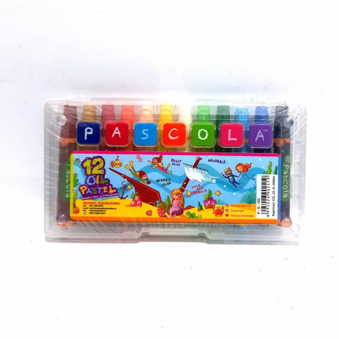 

Oil Pastel PASCOLA 12 Colour