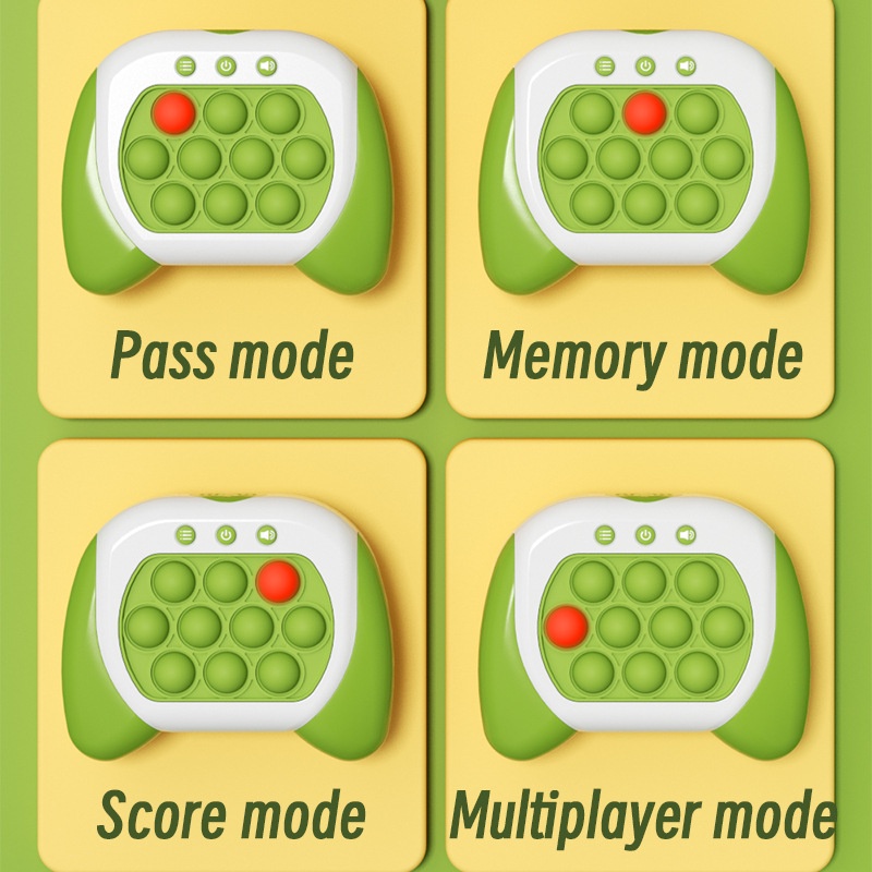 Pop it Quick Push Game Console Elektronik Speed Push Game Console Mainan Edukasi Latihan Fokus Anak Mainan puzzle