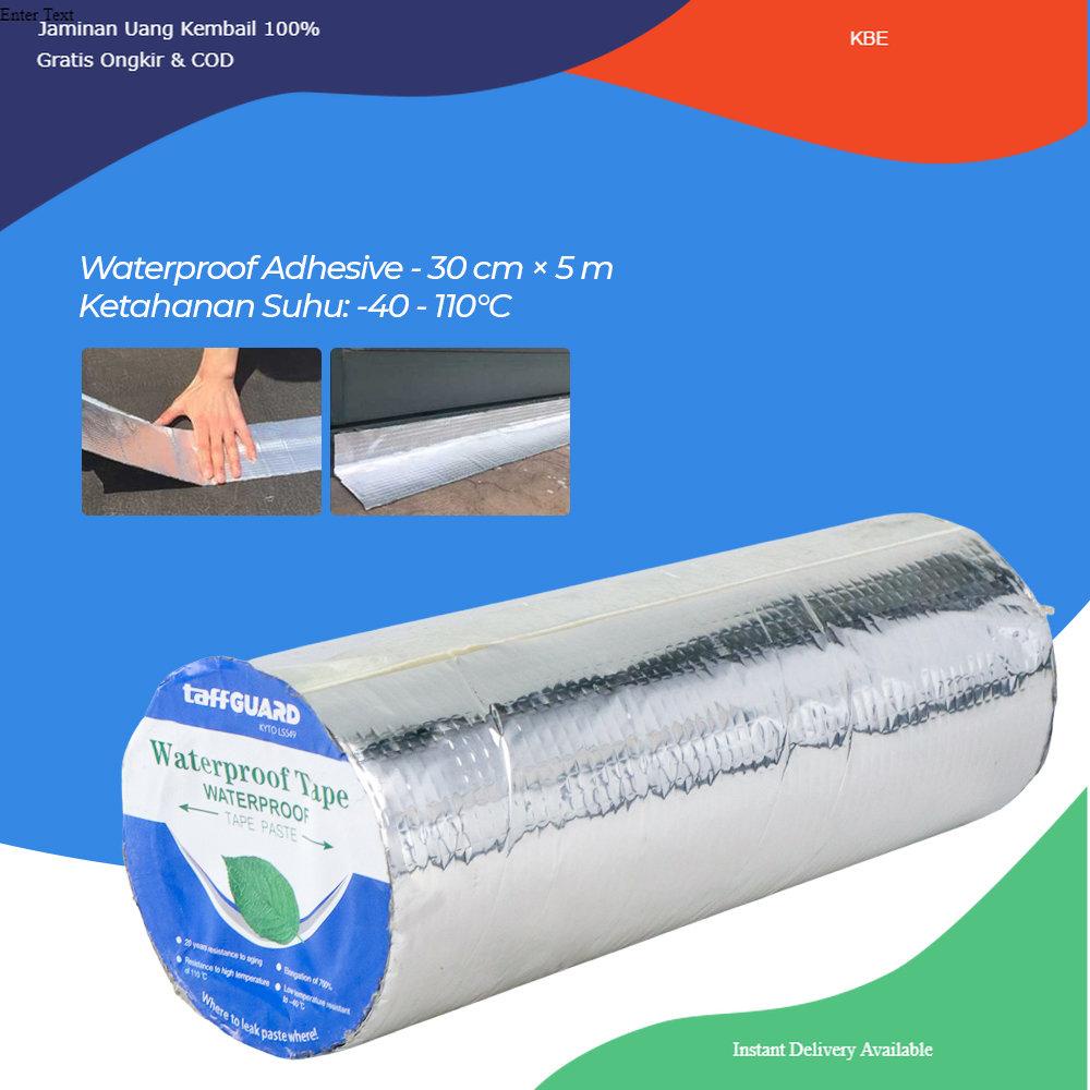 

Alat Perekat TaffGUARD KYTO Lakban Aluminium Foil Waterproof Adhesive 30 cm x 5 m - LS549 - Silver