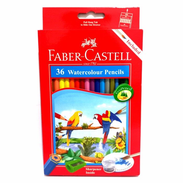 

Faber Castell Pensil Gambar Cat Air Parrot 36 Warna Panjang