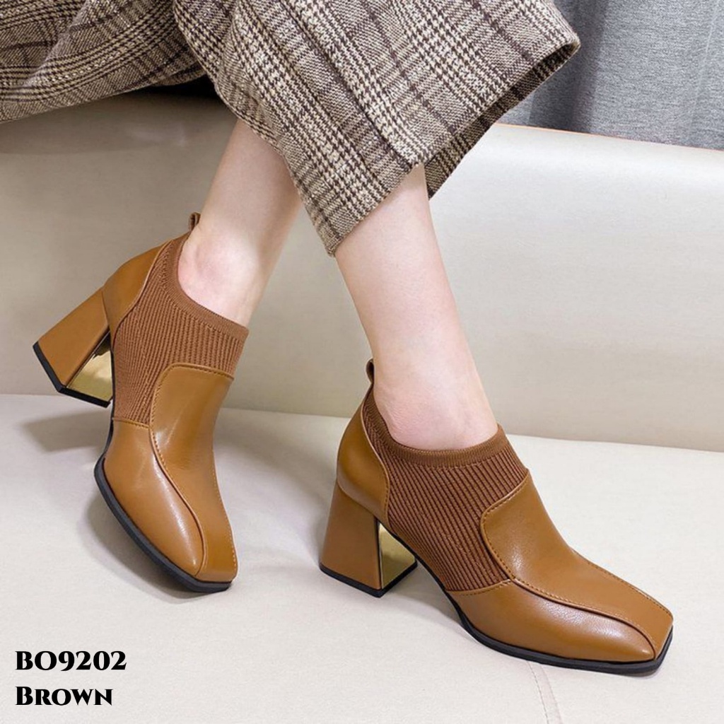 PRF Sepatu Boots Heels Korea BO9202