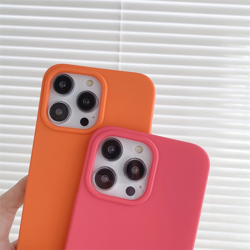 IPHONE Silikon Terintegrasi Anti Rontok Lanyard Cover Cocok Untuk Iphone14 13 12 11 Pro X XS Max XR 78 14 Plus Matte Casing Pelindung Tali Diagonal Soft Case