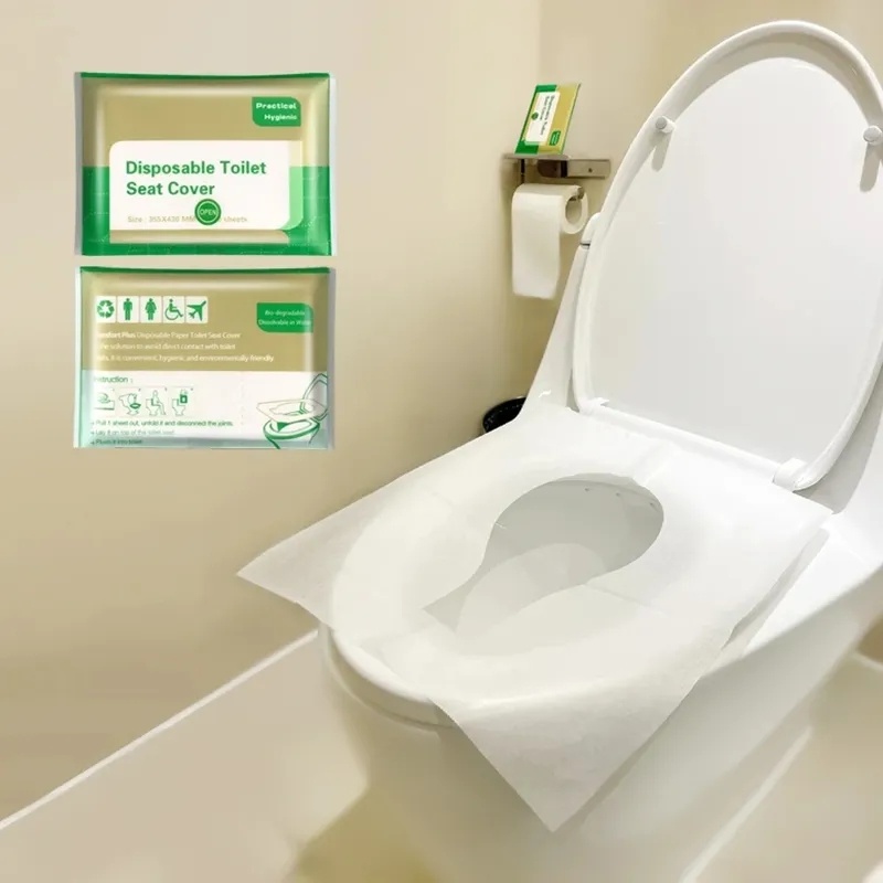 Disposable Toilet Seat Cover/Waterproof Safety Travel/ Alas Aksesoris Kamar Mandi Anti Air