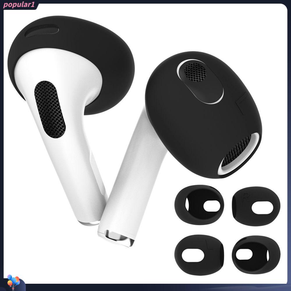 POPULAR Populer 4pcs /2Pasang Ear Cover Anti Slip Pengganti Eartips Pelindung Untuk Airpods3