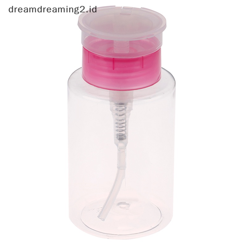 (drea) Peralatan Nail Art 160ml Kosong Pump Dispenser Remover Clean bottle Botol mini //