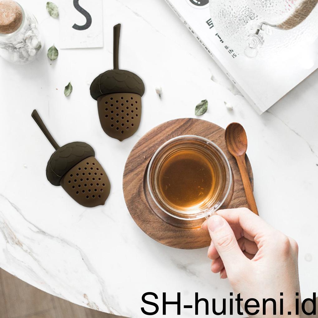Silikon Longgar Saringan Teh Portabel Menggemaskan Dicuci Removable Teabag Infuser House Teahouse Soup Making Filter Teaware
