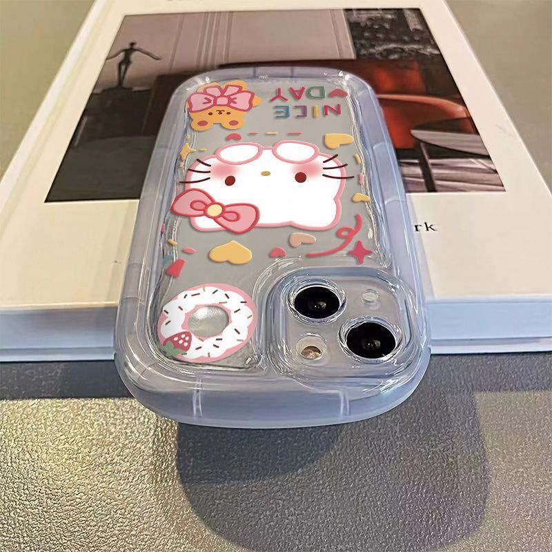 IPHONE Casing Ponsel Desain Anjing Dan Kucing Pacha Transparan Kompatibel Dengan Iphone12 13 14 11 Pro Max X Xs Max Xr Bbppl