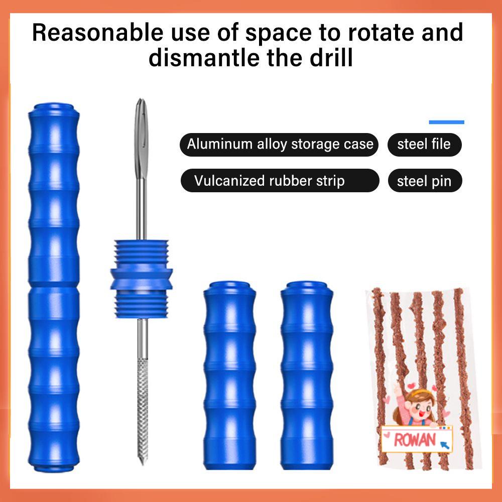 R-FLOWER Vacuum Tire Repair High Quality Tongkat Gosok Ban Sepeda Jalan Darurat Tire Repair Fork Drill Bit