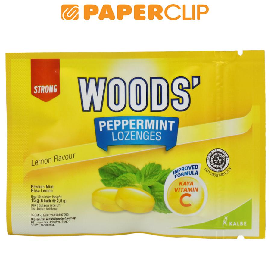 

PERMEN WOODS LOZENGES LEMON VIT C