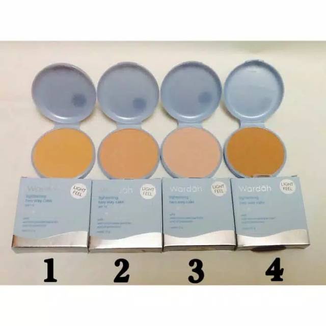 GKT - TERMURAH - Refil Wardah Lightening  Two Way Cake Spf  15 Light Feel / GROSIR TERMURAH