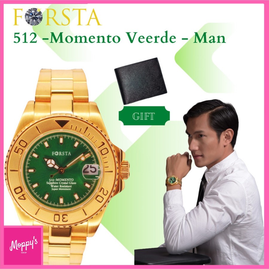 JAM TANGAN KESEHATAN FORSTA 512 MOMENTO VEERDE MAN JAM TANGAN KESEHATAN PRIA ORI