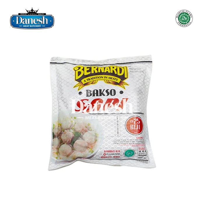 Bernardi Bakso Sapi Besar 25 Biji Frozen Food