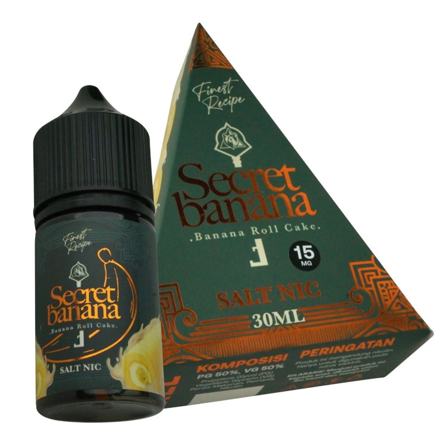 Liquid Vape  SALTNIC Secret Banana Saltnic 35MG 30ML By Trilogy Brewery