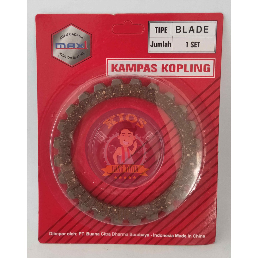 1set Kampas Plat Kopling Honda BLADE / REVO ABSOLUTE ABS (max1)