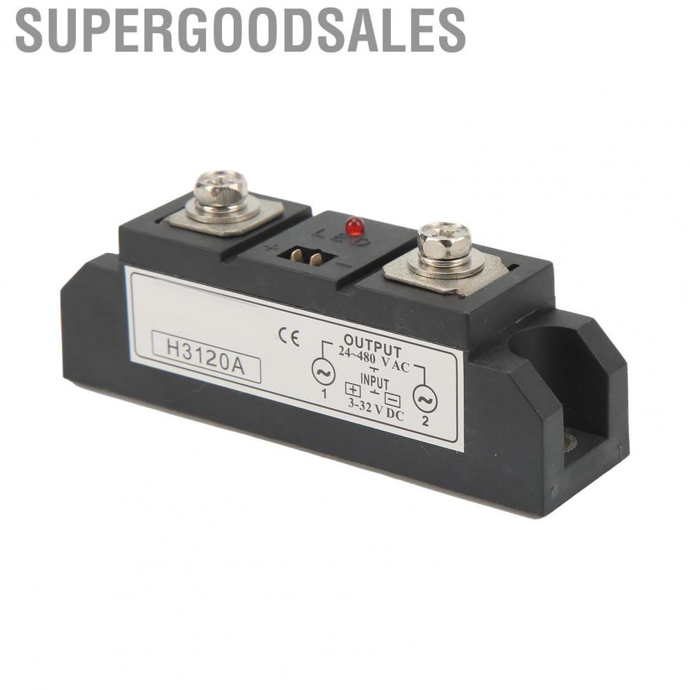 Supergoodsales SSR Accessory   Indicator Copper Baseplate 3‑32V DC Input Solid State Relay for Vehicle