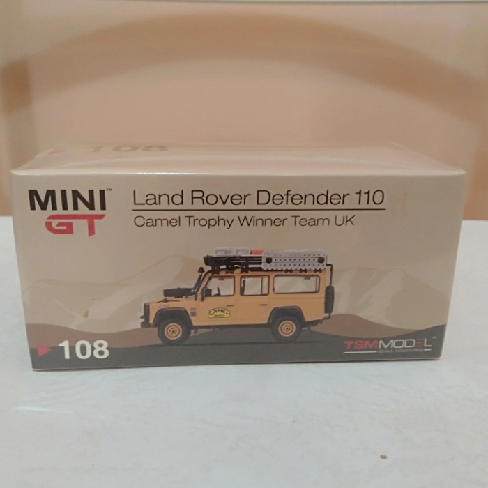 IGS79 Diecast Land Rover Defender 110 Long Camel Trophy Clean Edition