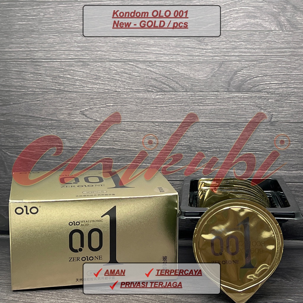 Kondom OLO 001 New - GOLD / pcs