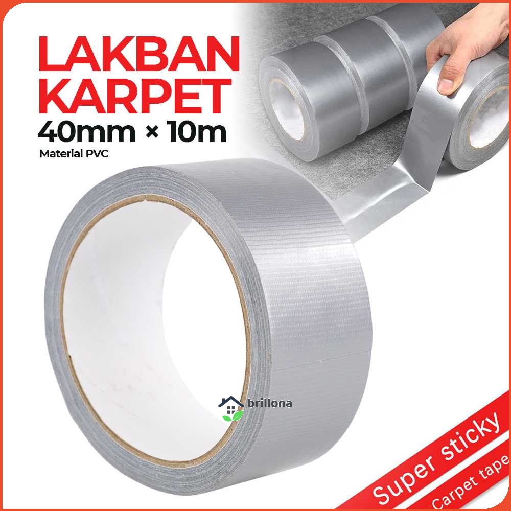 NiceLiving Lakban Karpet Super Sticky Cloth Floor Duct Tape 10 Meter - NL20