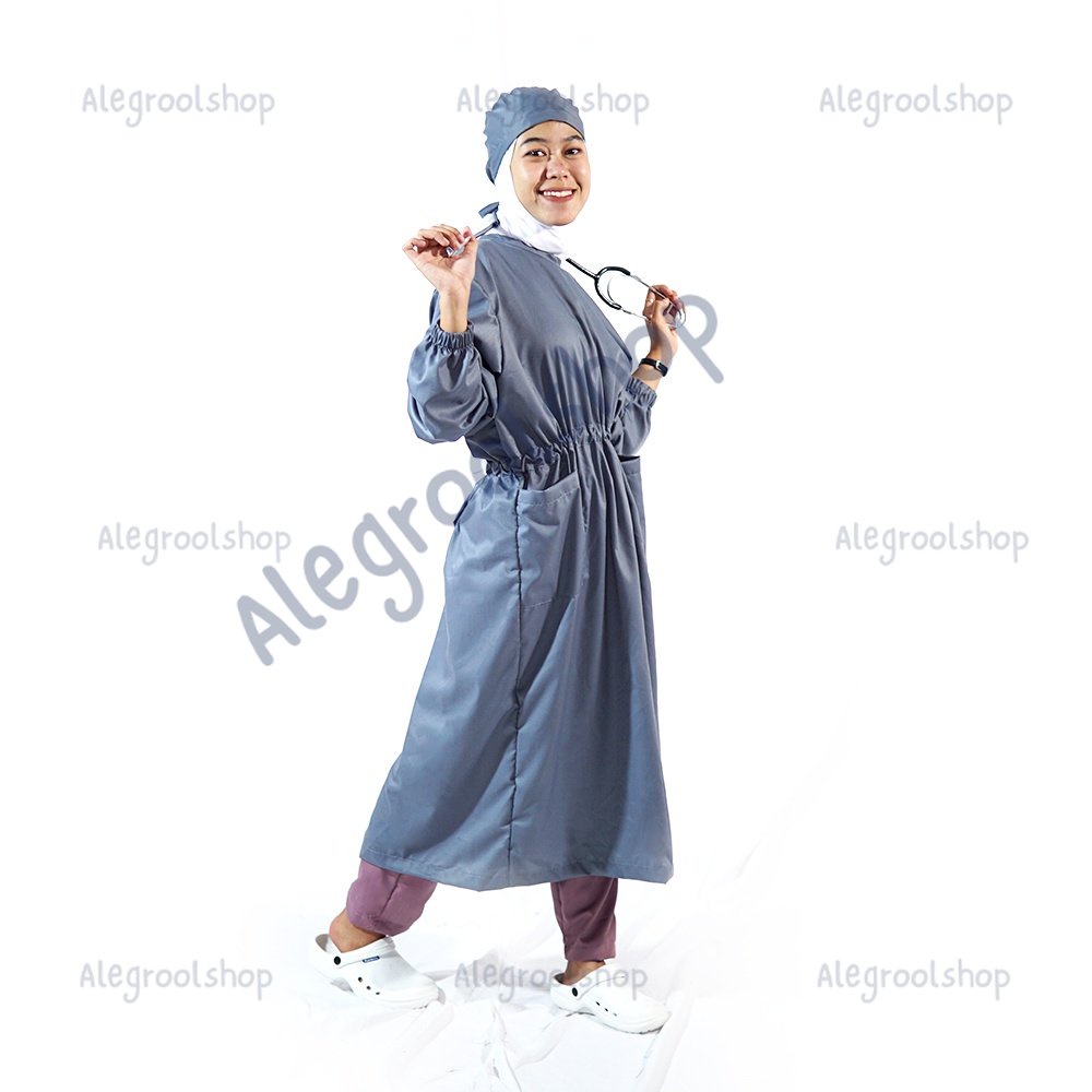 Surgical Gown Katun Jepang Premium 'Model Kerut' Voll.02