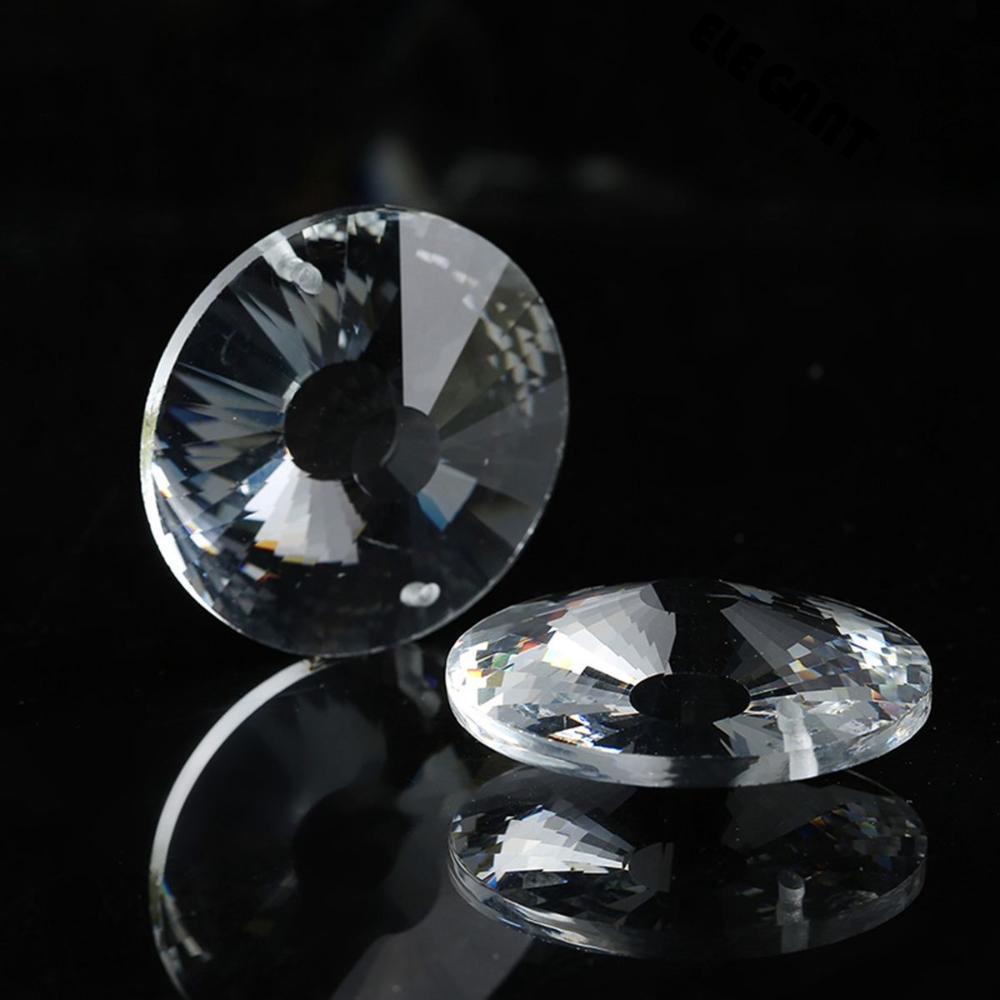 【 ELEGANT 】 Suncatcher Pernikahan Dekorasi Rumah Gantung Kaca Perlengkapan Pesta Liontin Kristal