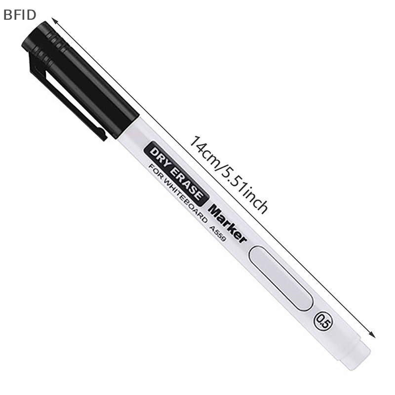 [BFID] Pena Papan Tulis Dapat Dihapus Sangat Tipis 0.5MM dry erasing pen office examination waterproof marker pen [ID]