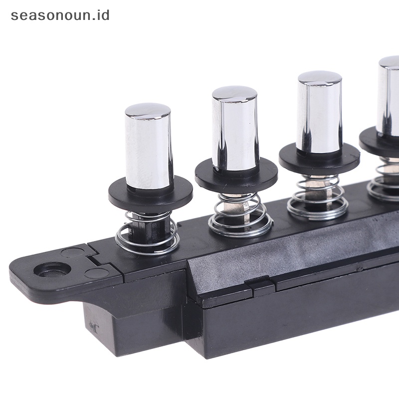 Saklar tombol plug-in stop kontak alfineasonoun-pos untuk kap jangkauan saklar lima-pos saklar silver .