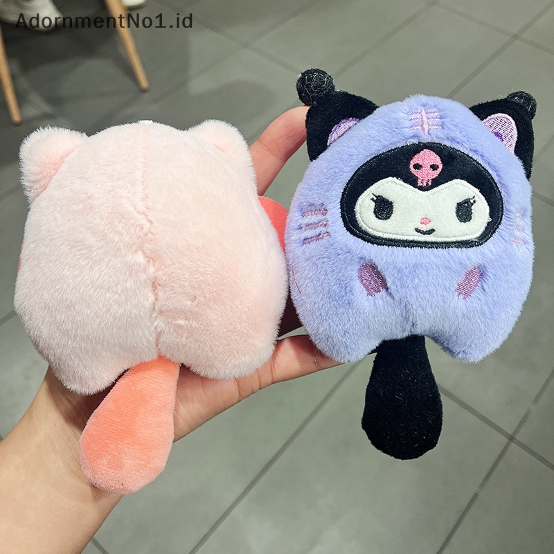 [AdornmentNo1] Hewan Sanrio Kulomi liontin Plush mainan Pacha anjing boneka tas ornamen gantungan kunci