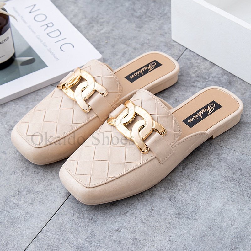 Sandal Sepatu 002 Flat Wanita Import Fashion Sepatu Sandal Korea Wanita Terbaru