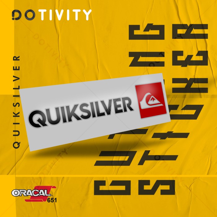 

Cutting Sticker QUIKSILVER V11 2 Colors
