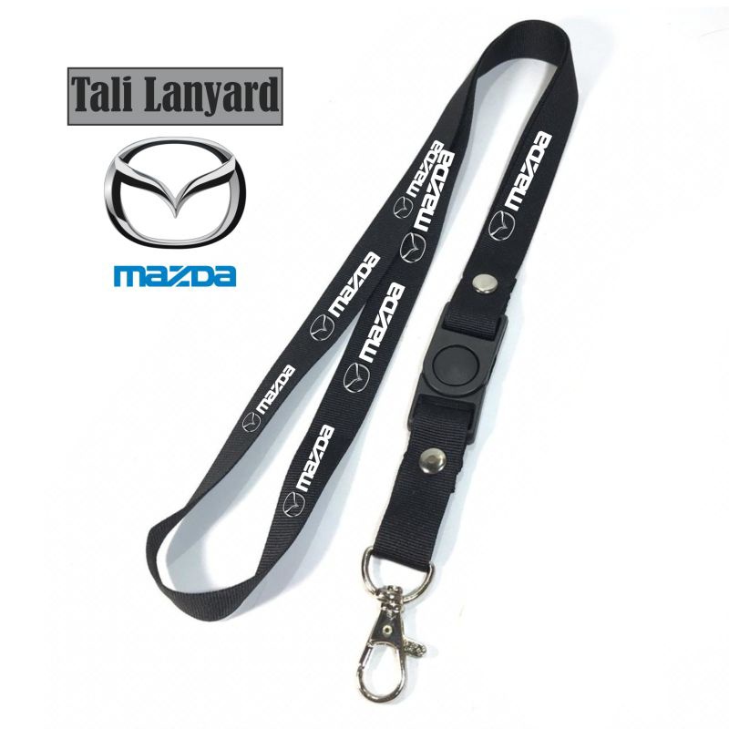 

lanyard MAZDA tali lanyard DISTRO OTOMOTIF gantungan kunci name tag id card kartu nama / tali lanyard gantungan leher fullprint