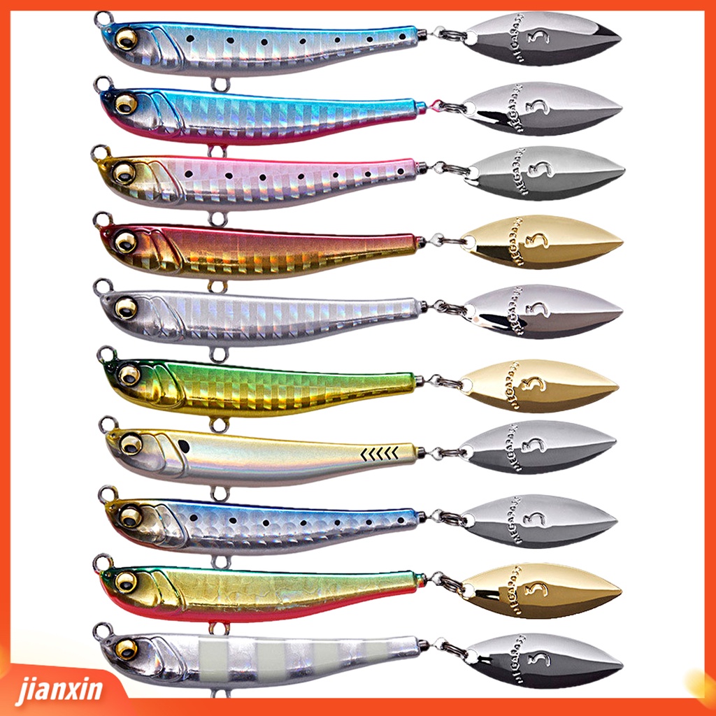 (In Stock) 62mm 30g Tengger Umpan 3D Mata Pengerjaan Halus Simulasi Universal Warna Cerah Anti-Pengaruh Multifungsi Bergaris Bass Umpan Palsu Untuk Air Asin