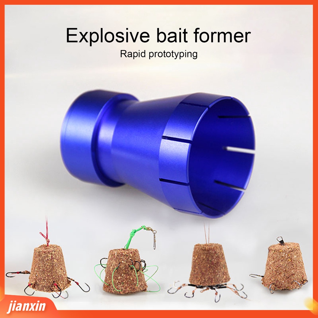 (In Stock) Pembuat Umpan Terintegrasi Multi Alur Bahan Aluminium Alloy Tahan Sobek Lures Shaper Untuk Memancing